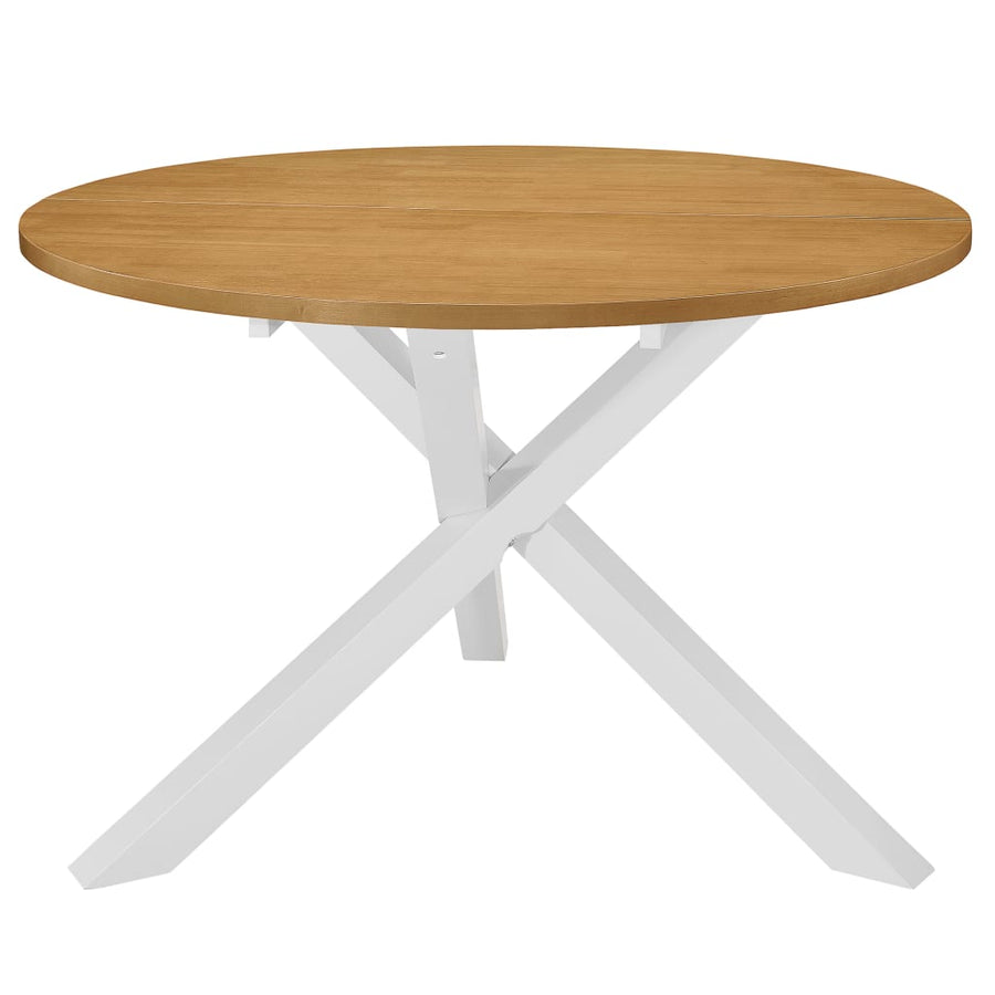 -Delige Eethoek Mdf Bruin en wit