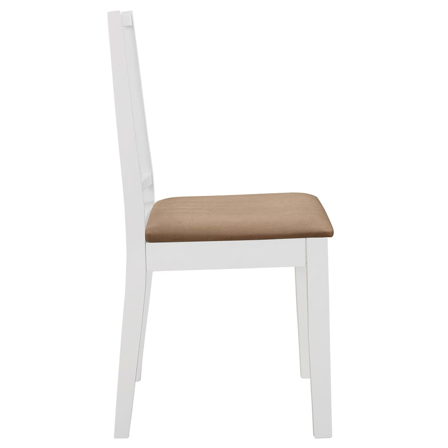 -Delige Eethoek Mdf Bruin en wit