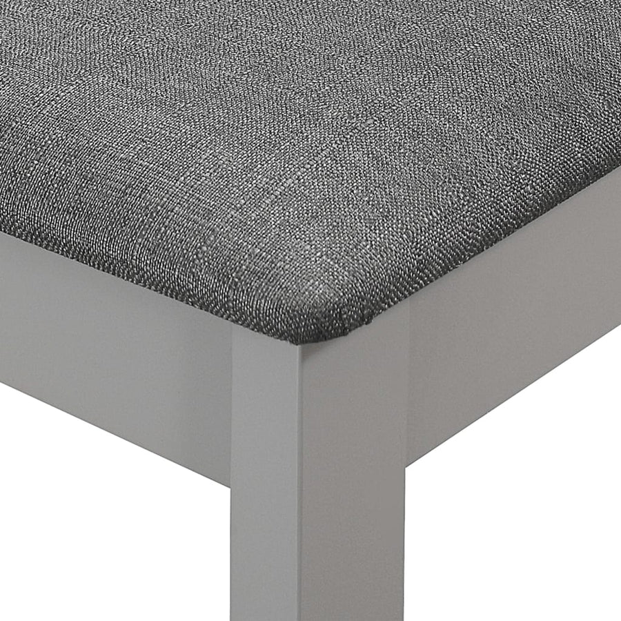 Eetkamerstoelen Met Kussens 6 St Massief Hout Grijs