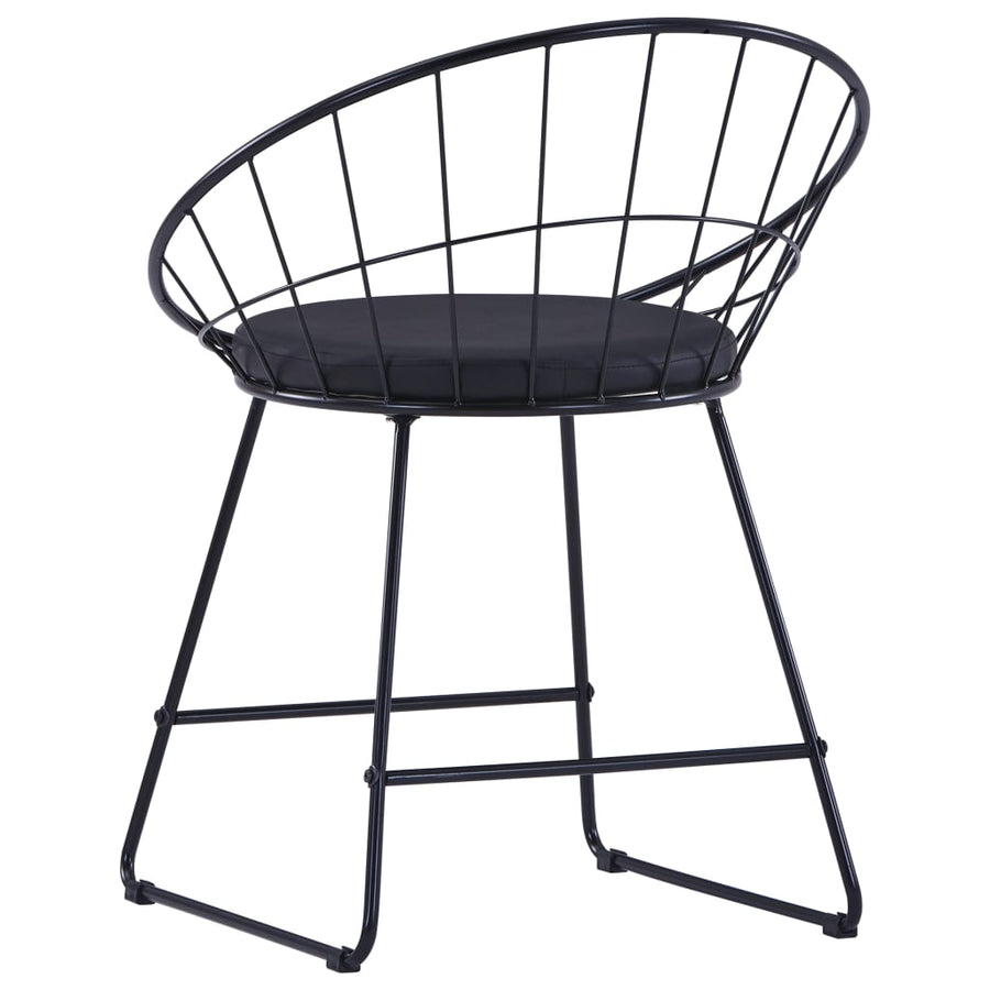 Eetkamerstoelen Met Kunstleren Zittingen Staal 6