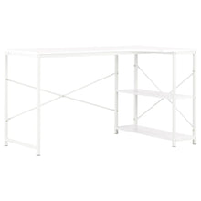 Computerbureau 120X72X70 Cm Wit L-vormig bureau
