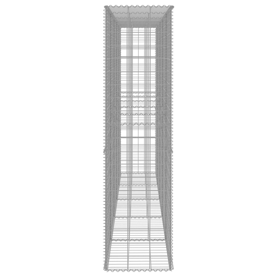 Schanskorfmuur Met Deksel 300X50X200 Cm Gegalvaniseerd Staal