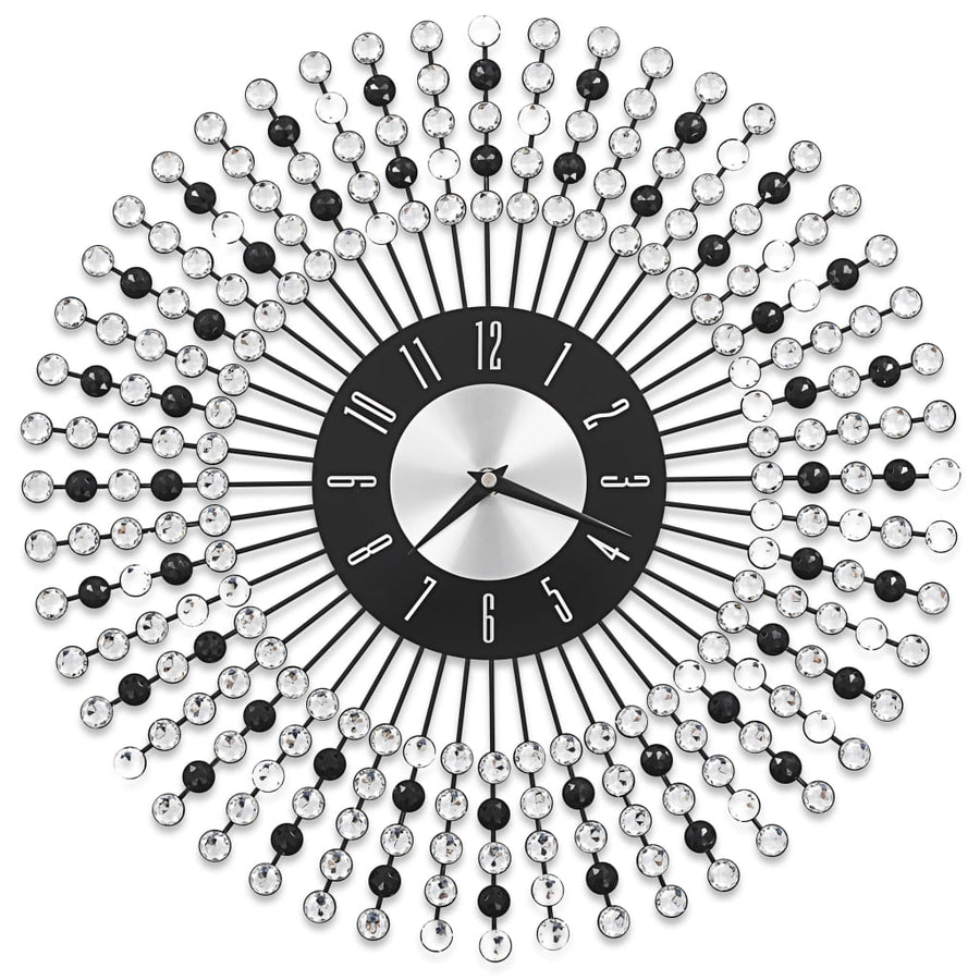 Wandklok Metaal 43 cm Zwart