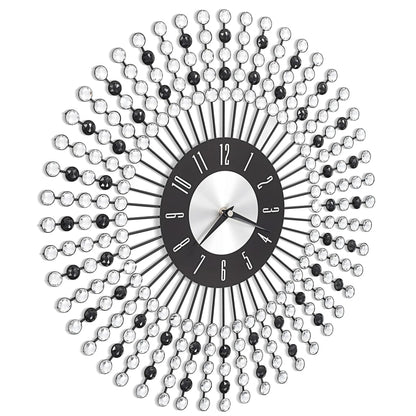 Wandklok Metaal 43 cm Zwart