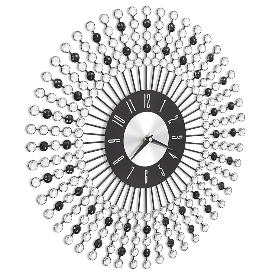 Wandklok Metaal 43 cm Zwart