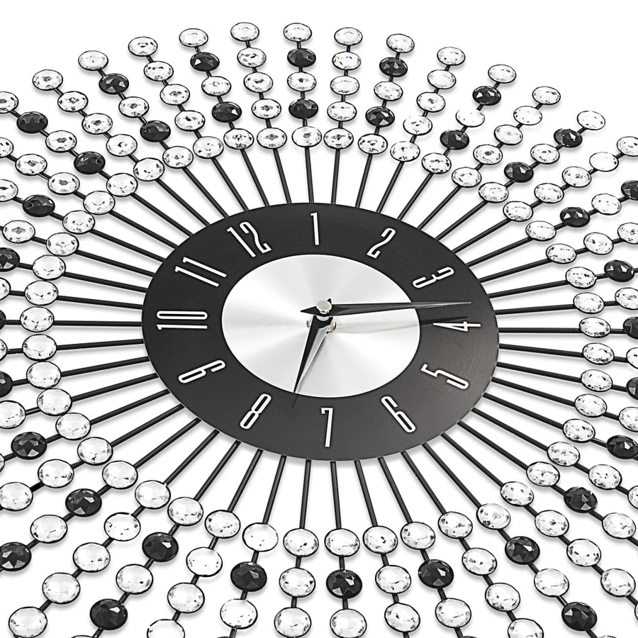 Wandklok Metaal 43 cm Zwart