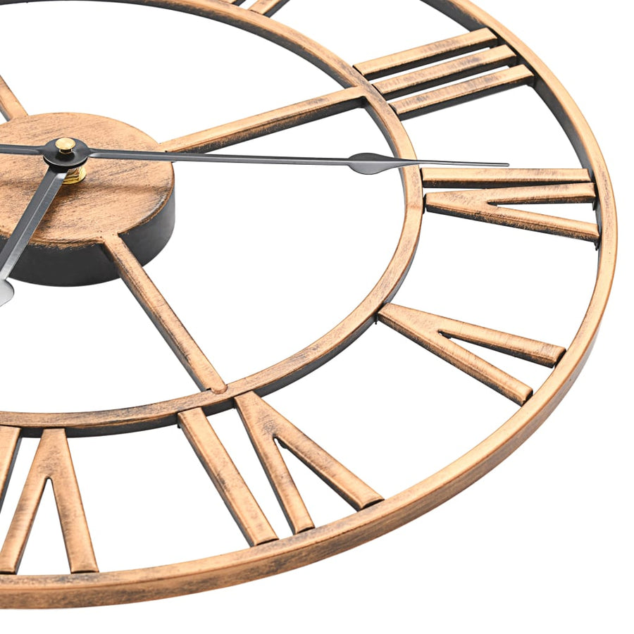Wandklok Metaal Kleurig 40 cm Goud