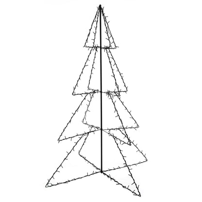 Kegelkerstboom 240 Led's Binnen En Buiten 5X50 Cm 150 x 115 cm Warmwit