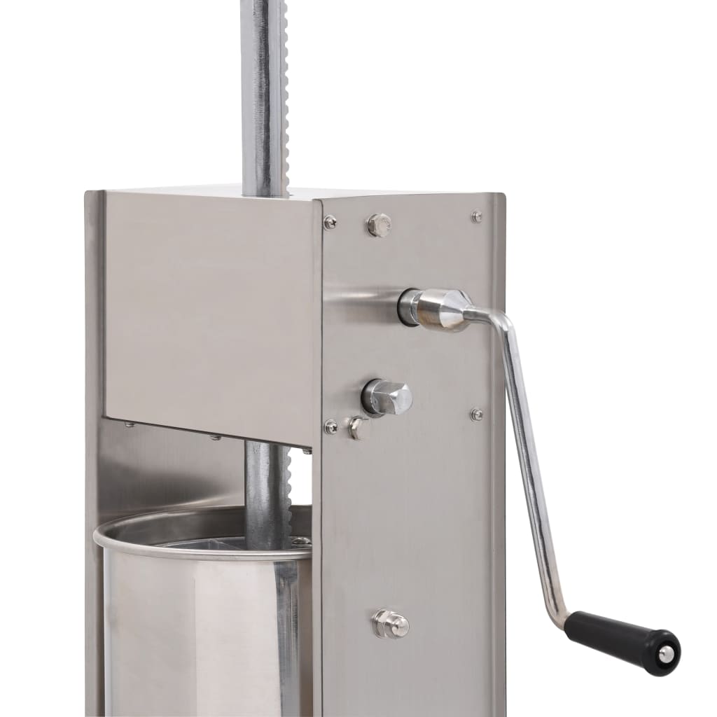 Worstenvuller Handmatig Roestvrij Staal Zilverkleurig 15 l