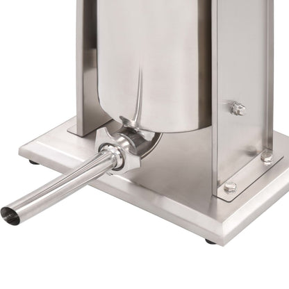 Worstenvuller Handmatig Roestvrij Staal Zilverkleurig 15 l