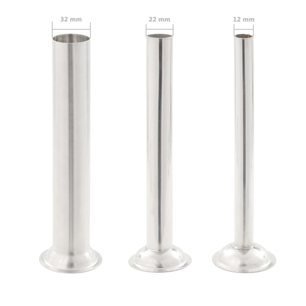 Worstenvuller Handmatig Roestvrij Staal Zilverkleurig 15 l