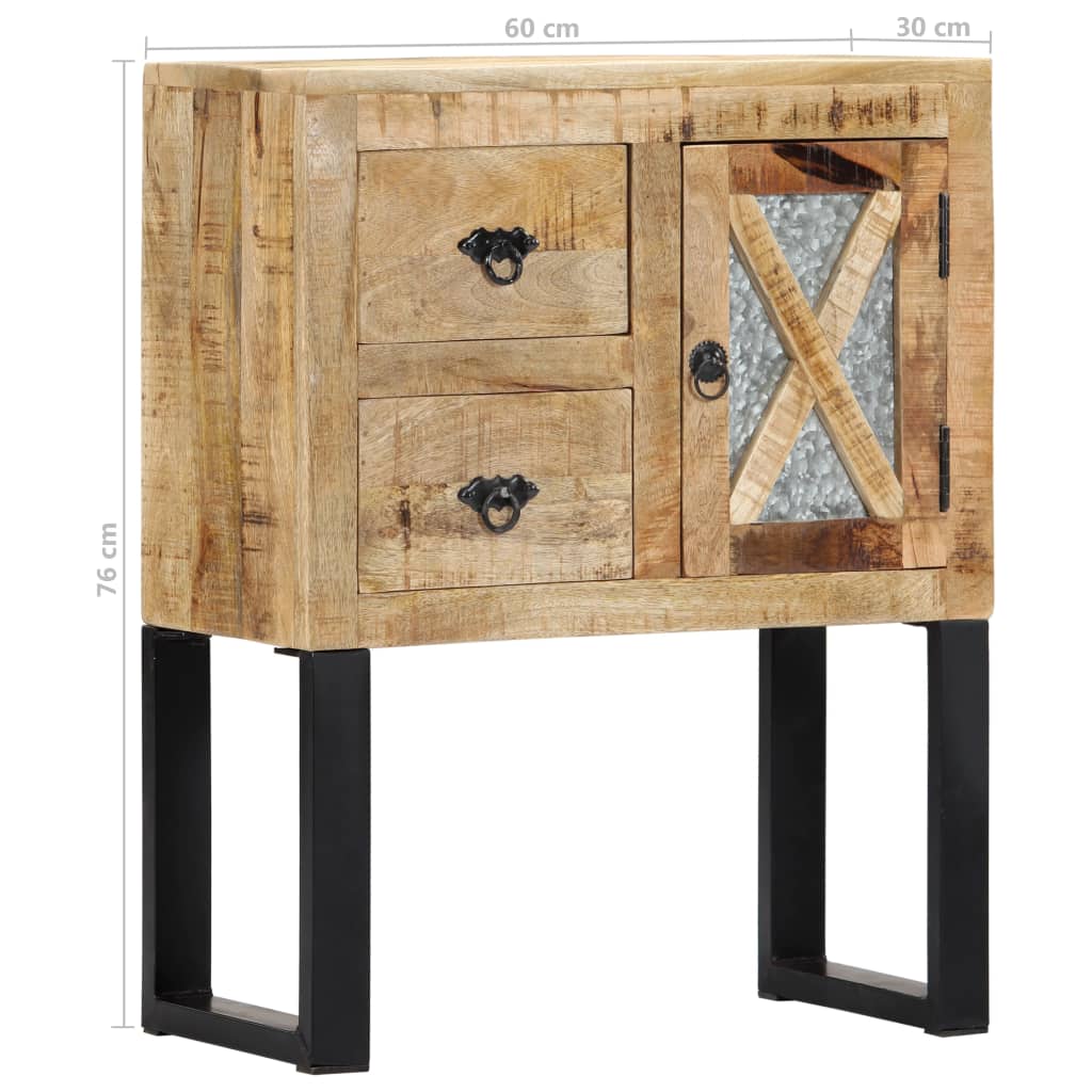Dressoir 60x30x76 cm massief mangohout 60 x 30 x 76 cm