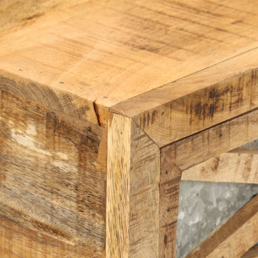 Wandtafel 110X30X76 Cm Massief Mangohout