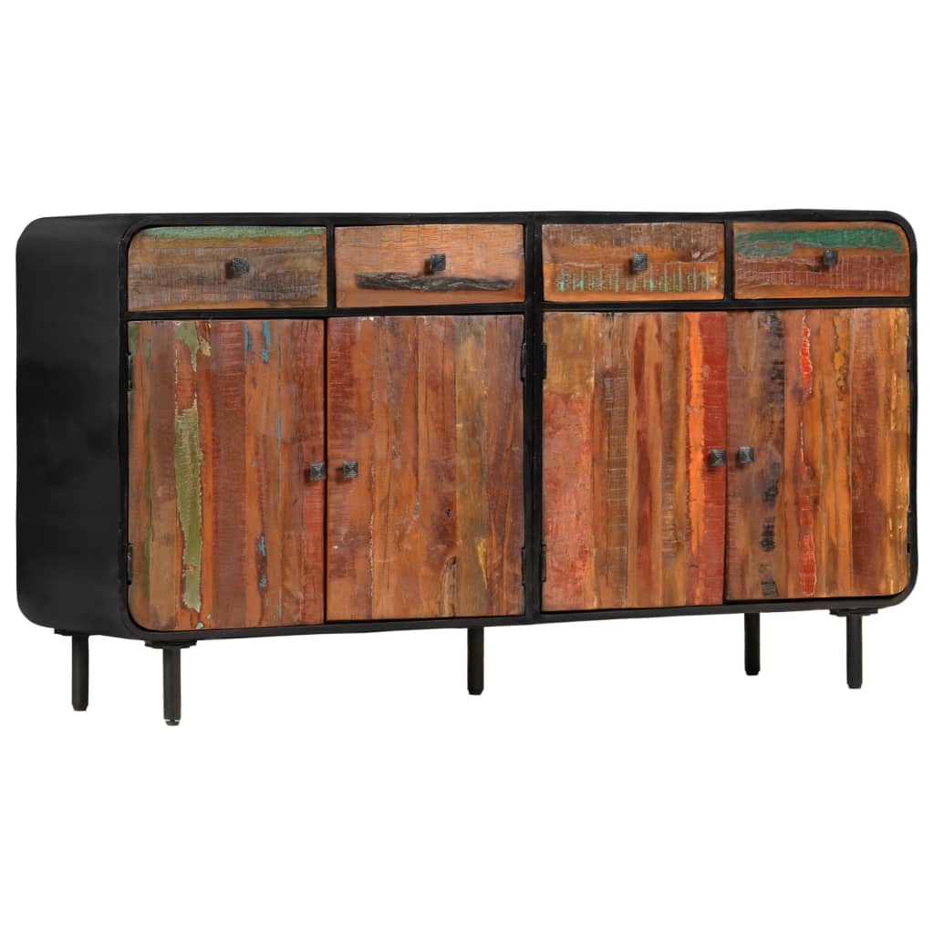 Dressoir 140X35X76 Cm Massief Gerecycled Hout