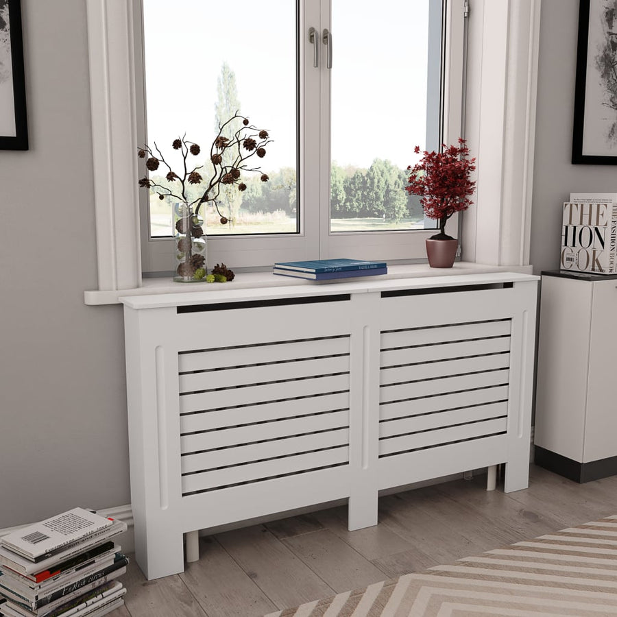 Radiatorombouw 52X9X8,5 Cm Mdf 1 152 x 19 x 81.5 cm Wit