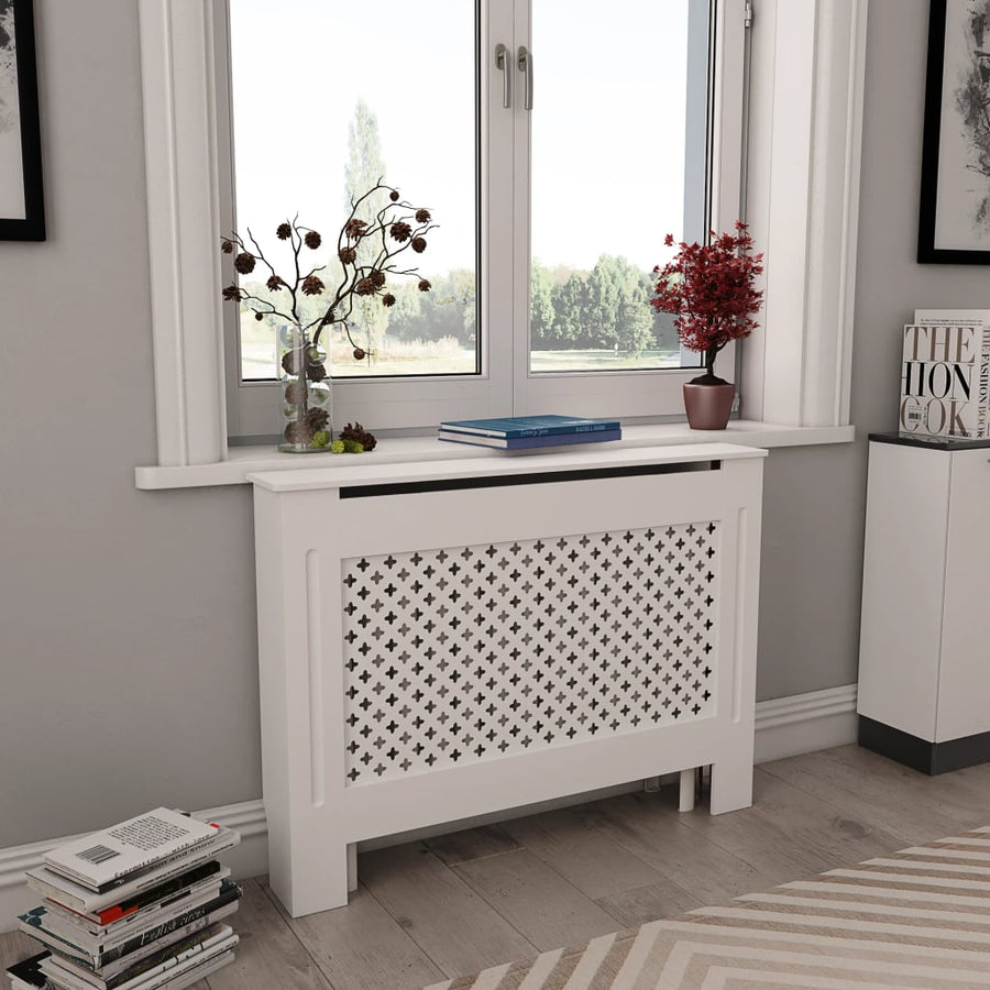 Radiatorombouw 2X9X8,5 Cm Mdf 1 112 x 19 x 81.5 cm Wit