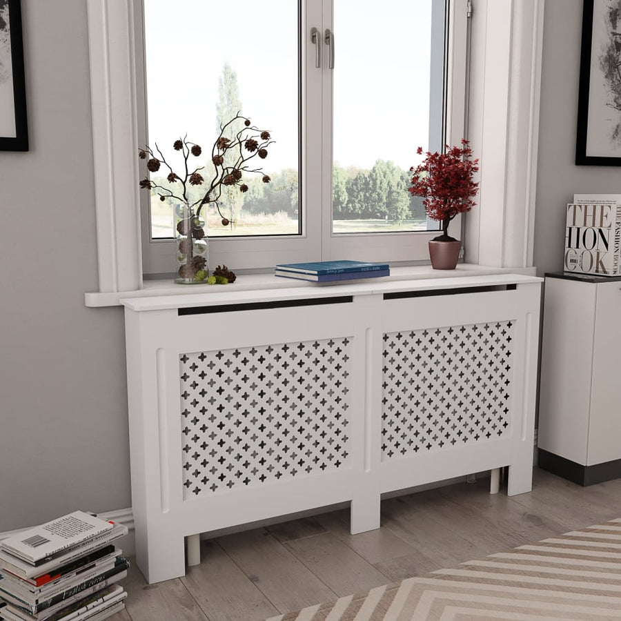 Radiatorombouw 52X9X8,5 Cm Mdf 1 152 x 19 x 81.5 cm Wit