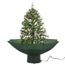 Kerstboom Sneeuwend Met Paraplubasis 75 Cm 75 x 60 cm Groen