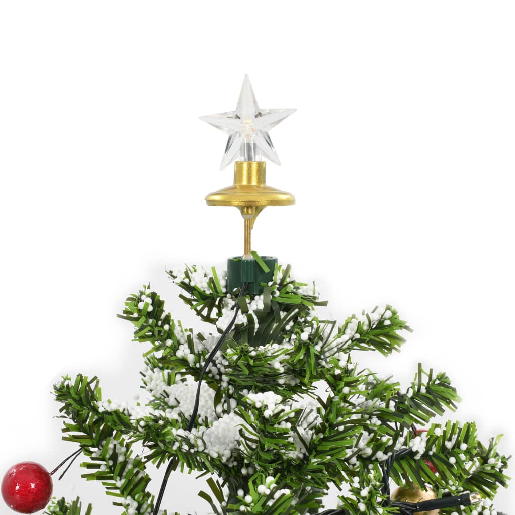 Kerstboom Sneeuwend Met Paraplubasis 75 Cm 75 x 60 cm Groen