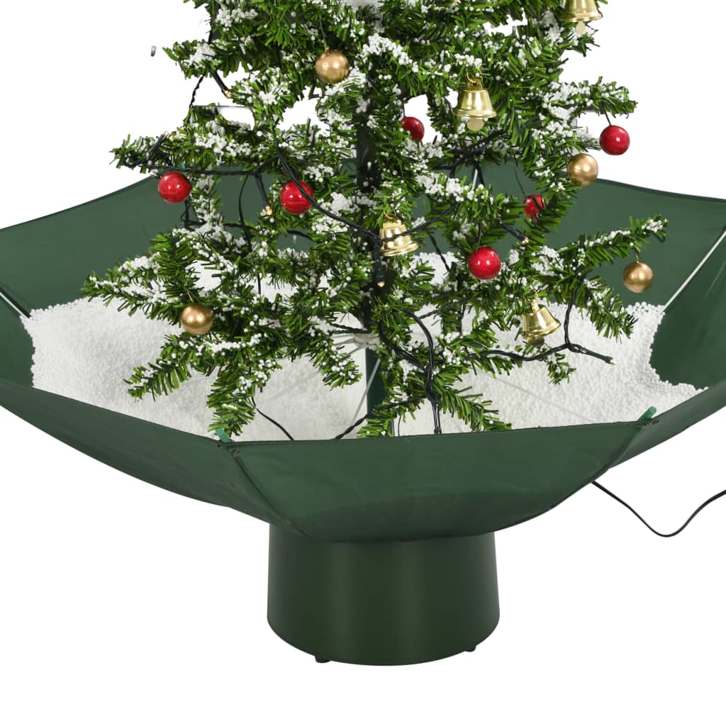 Kerstboom Sneeuwend Met Paraplubasis 75 Cm 75 x 60 cm Groen