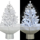 Kerstboom Sneeuwend Met Paraplubasis 75 Cm 75 x 60 cm Wit