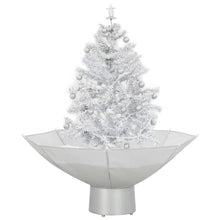 Kerstboom Sneeuwend Met Paraplubasis 75 Cm 75 x 60 cm Wit