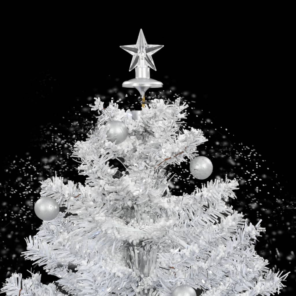 Kerstboom Sneeuwend Met Paraplubasis 75 Cm 75 x 60 cm Wit