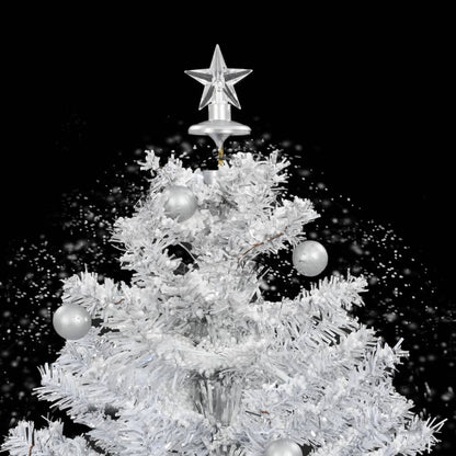 Kerstboom Sneeuwend Met Paraplubasis 75 Cm 75 x 60 cm Wit