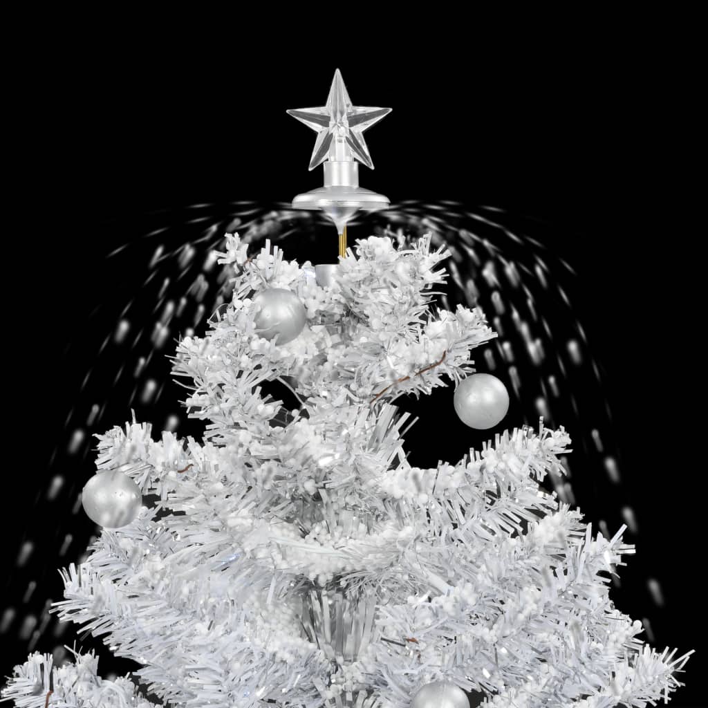 Kerstboom Sneeuwend Met Paraplubasis 75 Cm 75 x 60 cm Wit
