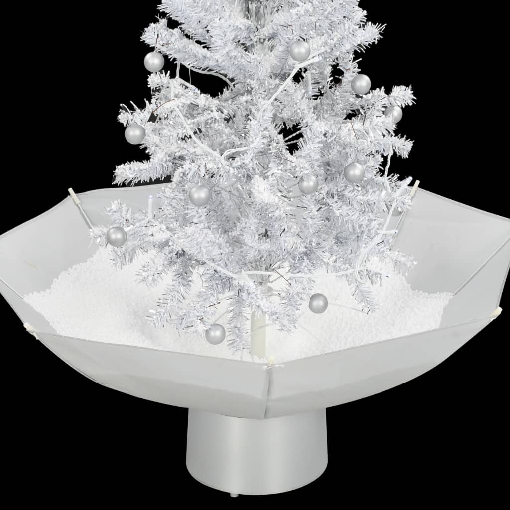 Kerstboom Sneeuwend Met Paraplubasis 75 Cm 75 x 60 cm Wit