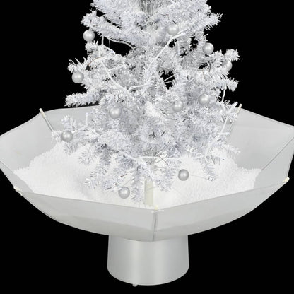 Kerstboom Sneeuwend Met Paraplubasis 75 Cm 75 x 60 cm Wit