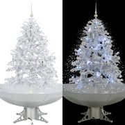 Kerstboom sneeuwend 140 cm wit
