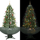 Kerstboom Sneeuwend Met Paraplubasis 70 Cm 170 x 105 cm Groen