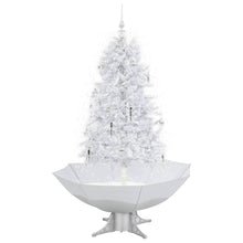 Kerstboom Sneeuwend Met Paraplubasis 70 Cm 170 x 105 cm Wit
