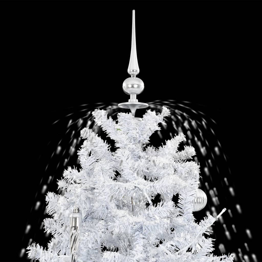Kerstboom Sneeuwend Met Paraplubasis 70 Cm 170 x 105 cm Wit