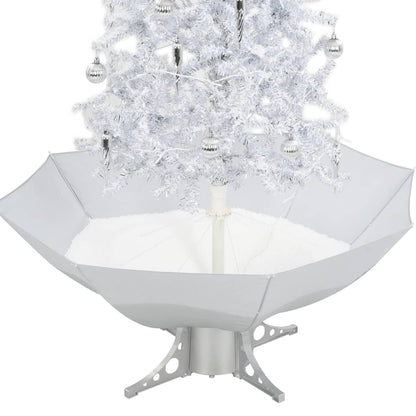 Kerstboom Sneeuwend Met Paraplubasis 70 Cm 170 x 105 cm Wit