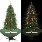 Kerstboom Sneeuwend Met Paraplubasis 90 Cm 190 x 115 cm Groen