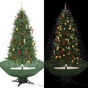 Kerstboom 190 cm groen sneeuwend met paraplubasis