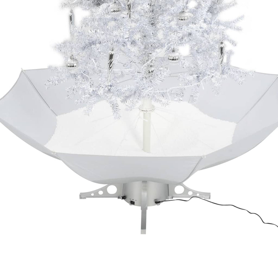 Kerstboom Sneeuwend Met Paraplubasis 90 Cm 190 x 115 cm Wit