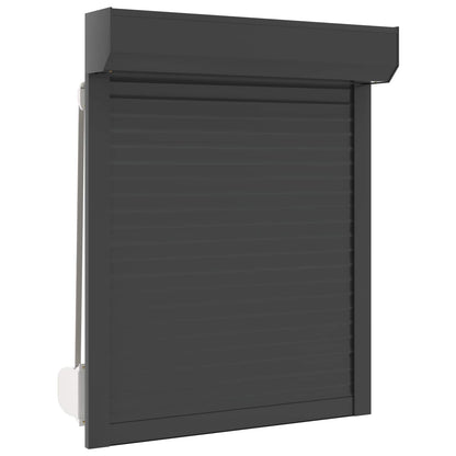 Roljaloezie Antraciet 80 x 100 cm Aluminium en Polyurethaan