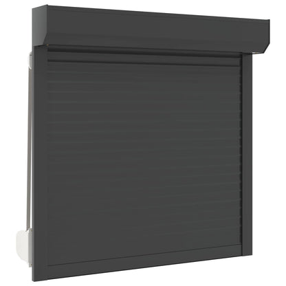 Roljaloezie Antraciet 100 x 100 cm Aluminium en Polyurethaan