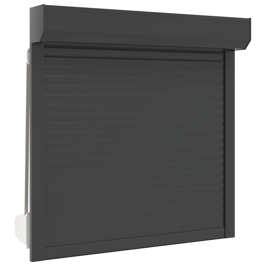 Roljaloezie Antraciet 100 x 100 cm Aluminium en Polyurethaan