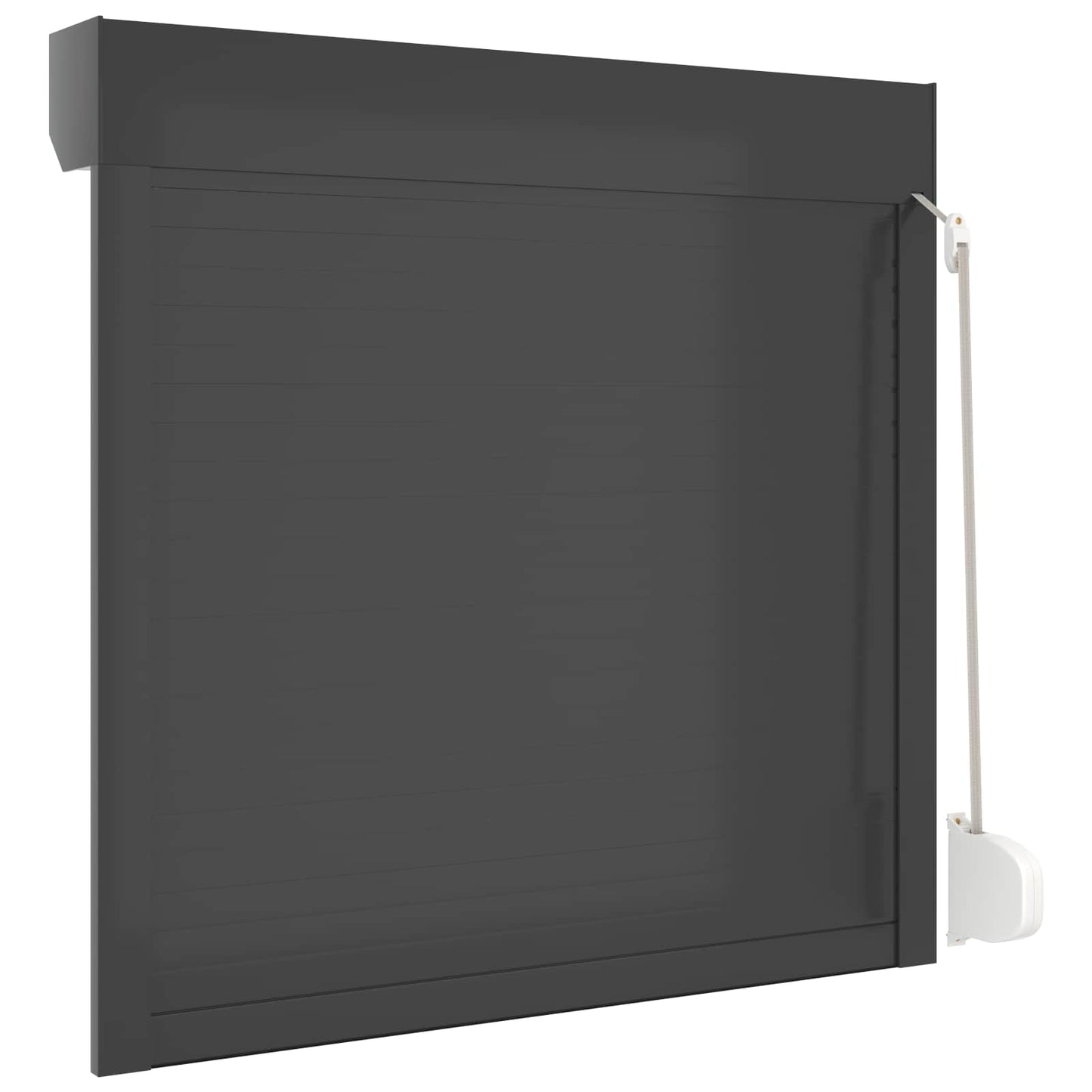 Roljaloezie Antraciet 100 x 100 cm Aluminium en Polyurethaan