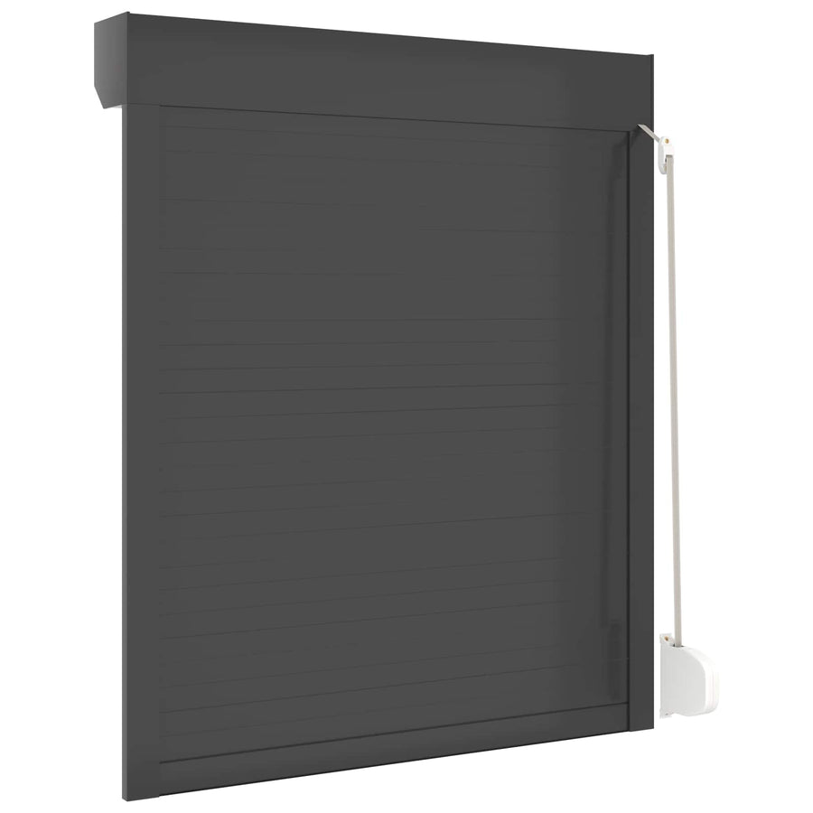 Roljaloezie Antraciet 100 x 120 cm Aluminium en Polyurethaan