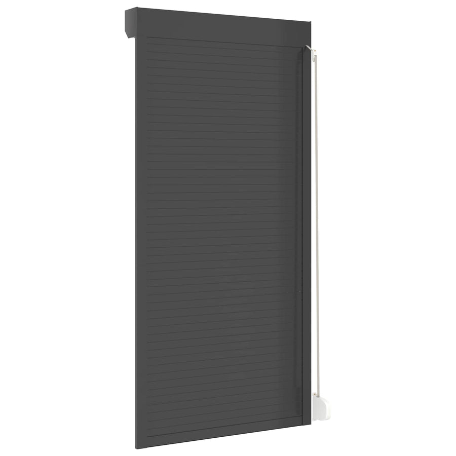 Roljaloezie Antraciet 100 x 210 cm Aluminium en Polyurethaan