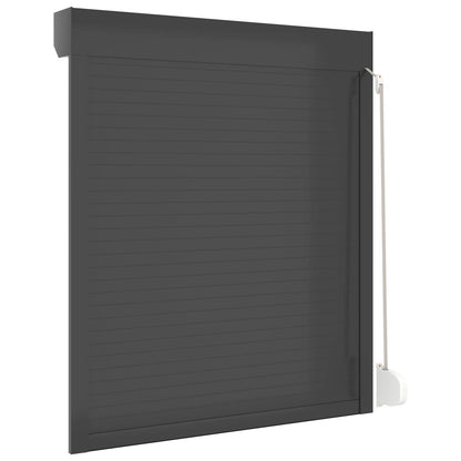 Roljaloezie Antraciet 110 x 130 cm Aluminium en Polyurethaan