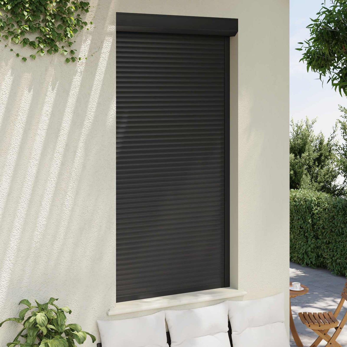 Roljaloezie Antraciet 110 x 220 cm Aluminium en Polyurethaan