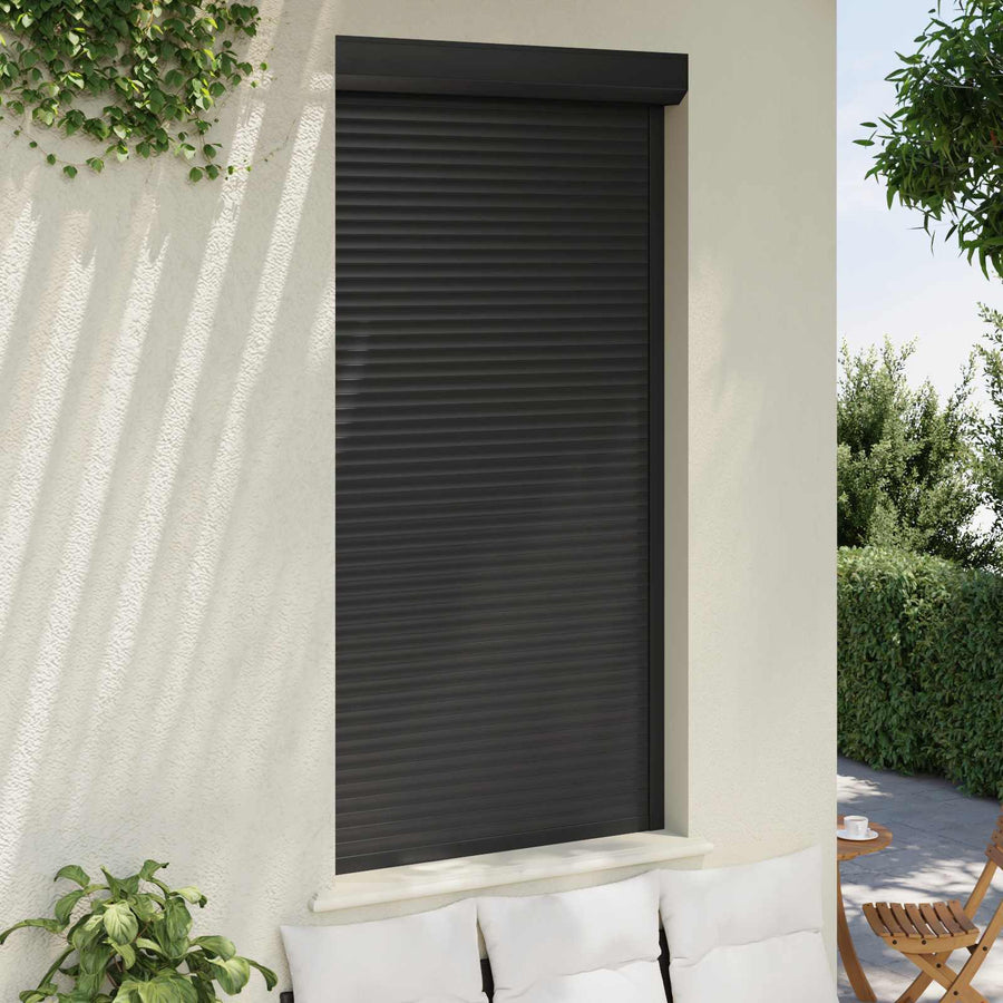 Roljaloezie Antraciet 110 x 220 cm Aluminium en Polyurethaan