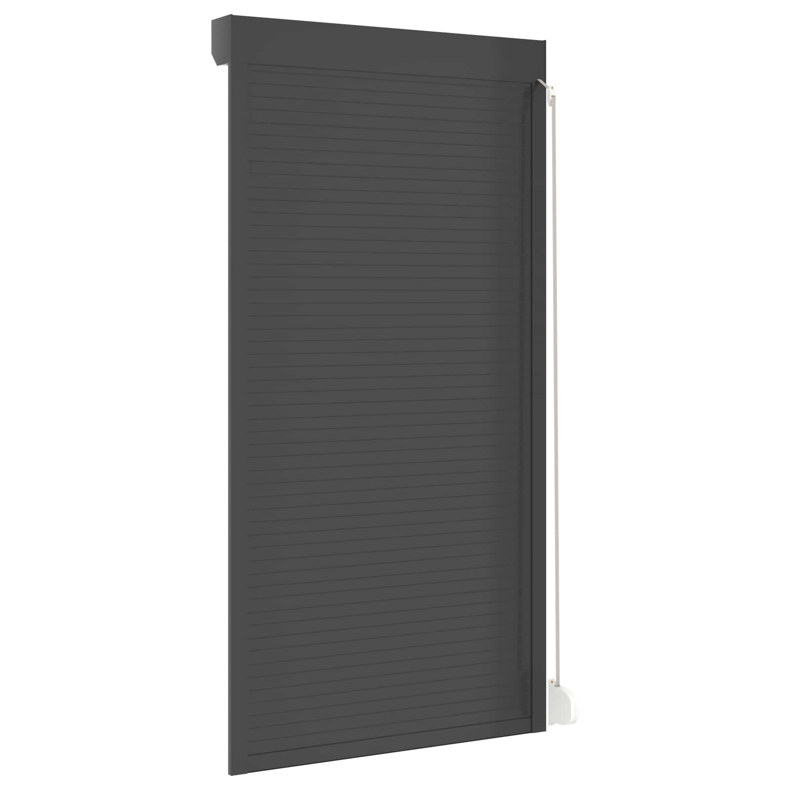 Roljaloezie Antraciet 110 x 220 cm Aluminium en Polyurethaan