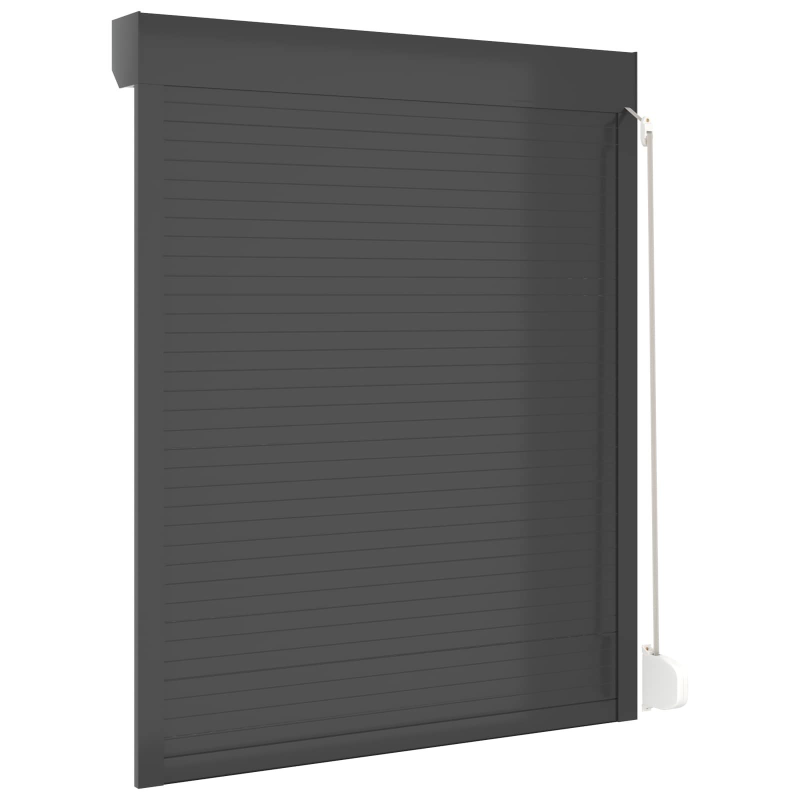 Roljaloezie Antraciet 120 x 150 cm Aluminium en Polyurethaan
